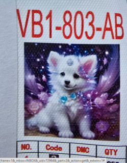 Preview: Diamond Painting Fantasie-Pomeranian
